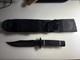 SOG Tech Bowie Knife with Blackhawk MOLLE Sheath