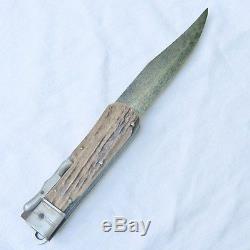 SOLINGEN Germany 1890-1900th large 7.5 blade Folding Hunting knife, stag handle