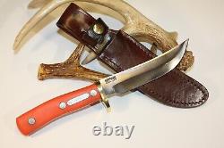 SUPER RARE VTG SCHRADE # 165-DEER HUNTER -S. EDITION Knife and Sheath. USA