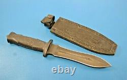 Scarce Kizlyar Russian Stalker Knife Combat Dagger + Leather Sheath Cmankep