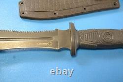 Scarce Kizlyar Russian Stalker Knife Combat Dagger + Leather Sheath Cmankep