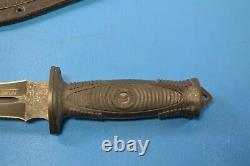 Scarce Kizlyar Russian Stalker Knife Combat Dagger + Leather Sheath Cmankep