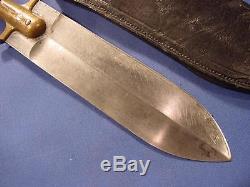 Scarce US Model 1880 US Army Hunting Knife withScabbard bayonet