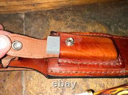 Schrad 171 UH Bowie Vintage Full blade Schrade Pro Hunter EUC patina on handle