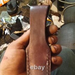 Schrade 1984 Hunting Fixed Blade Knife Stag Handle Stainless with Sheath