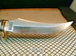Schrade 498 USA Gold Rush 49'r Carbon Steel Fixed Blade Hunting Knife & Sheath