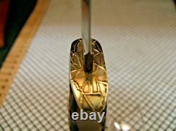 Schrade 498 USA Gold Rush 49'r Carbon Steel Fixed Blade Hunting Knife & Sheath