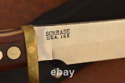 Schrade Made In USA Delrin Old Timer Woodsman Fixed Blade Knife 165 (20045)