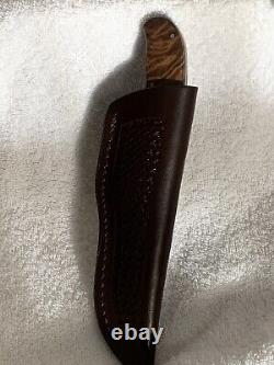 Schrade SHD2TURDW Fixed Blade Knife Turquoise Ironwood NOS Never Used/Carried