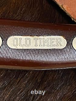 Schrade USA, 15OT Old Timer Sharpfinger Hunting Knife, Delrin Handle, 10 1/2