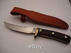 Schrade USA 160 Ot Mountain Lion Old Timer Hunting Fishing Knife Leather Sheath