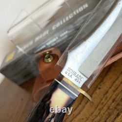 Schrade USA 498S Bench Collection Fixed Blade Hunting Knife 49ers With Sheath NOS