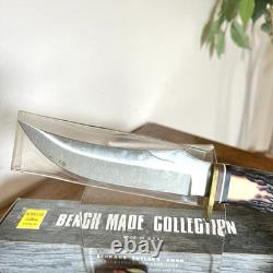 Schrade USA 498S Bench Collection Fixed Blade Hunting Knife 49ers With Sheath NOS