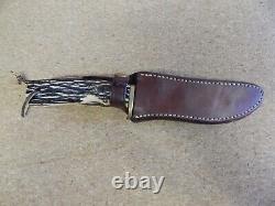 Schrade Walden 172UH USA Knife Vintage 1971-73 Bear Skinner, Hunting Fishing