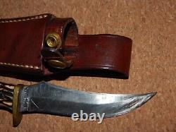 Schrade Walden 172UH USA Knife Vintage 1971-73 Bear Skinner, Hunting Fishing