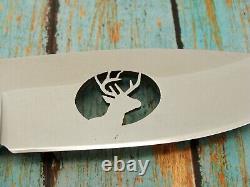 Script B Buck Custom USA 192 Vanguard Stag Deer Hunting Knife Knives Tools