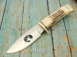 Script B Buck Custom USA 192 Vanguard Stag Deer Hunting Knife Knives Tools