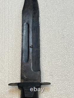 Set Of Two Mark 2 Style Vietnam Era Combat Knives With Leather Sheaths