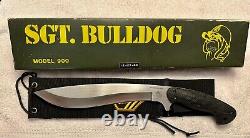 Sgt. Bulldog Model 900-Original Collectors Knife Excellent Condition