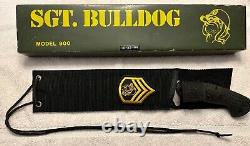 Sgt. Bulldog Model 900-Original Collectors Knife Excellent Condition