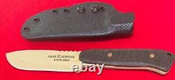 Shadow Tech Gear 2 Survive Bushcraft Fixed Blade Knife, Carbon Fiber Sheath