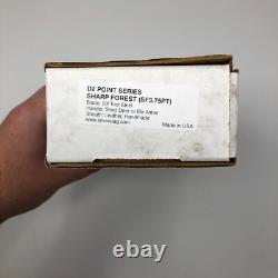 Silver Stag Knife D2 Point Series Sharp Forest Stag Handle MIB Fixed SF3.75PT