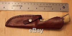 Small Clyde Fischer stag hunting knife Pro Caper model