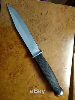 Sog Seki Japan Original Govt Agent 5 Rubberized Handle 6 Fixed Blade Knife