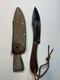 Solingen Germany PIC Vintage Canadian Trapper Knife with Sheath 10.5