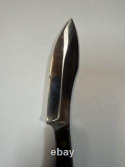 Solingen Germany PIC Vintage Canadian Trapper Knife with Sheath 10.5