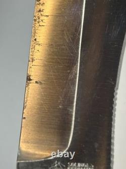 Solingen Germany PIC Vintage Canadian Trapper Knife with Sheath 10.5