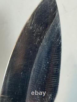 Solingen Germany PIC Vintage Canadian Trapper Knife with Sheath 10.5