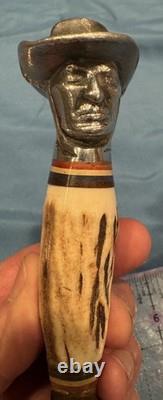 Solingen Kissing Crane Germany Stag KC1 Indian Head & KC2 Cowboy