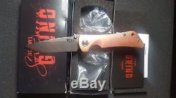 Southern Grind Spider Monkey Folding Knife s35vn Copper Scales Exclusive