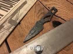 Spartan Blades Enyo Knife Fixed Blade Neck EDC (2.69 Damascus)