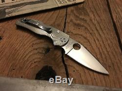 Spyderco Native 5 Fluted Titanium Folding Knife (3 Satin) C41TIFP5