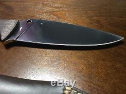 Spyderco Temperance 2 Fixed Blade Knife, Plain Edge with Sheath FB05P2