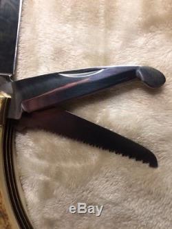 Stag Browning 504 Knife Rare Cabelas Stamp Seki Japan By Hattori 3 Blade Hunting