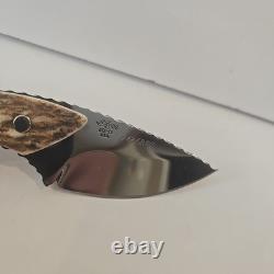 Stunning Buck Wilde Bill Cody 196 Mini Alpha Hunter Knife Never Used 12/250