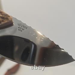 Stunning Buck Wilde Bill Cody 196 Mini Alpha Hunter Knife Never Used 12/250