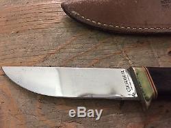 Super Rare Gerber C425 hunting sheath knife designed by Al Mar Beautiful! NR