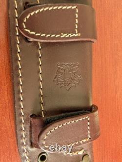 TBS Grizzly Bushcraft Survival Knife Curly Birch, Full Tang, 5 Inch Blade