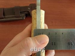 TBS Grizzly Bushcraft Survival Knife Curly Birch, Full Tang, 5 Inch Blade