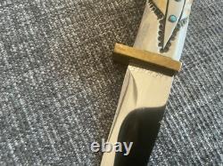 TED MILLER CUSTOM COLLECTORS KNIFE with Stand