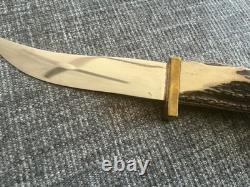 TED MILLER CUSTOM COLLECTORS KNIFE with Stand