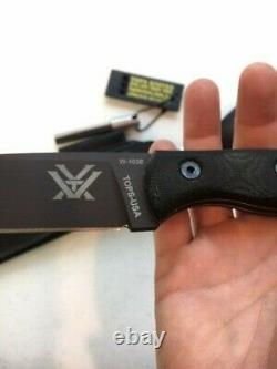 TOPS HOG Knife Vortex Optics Limited Rare Custom Brown Color