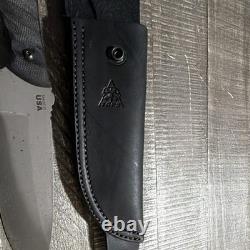 TOPS Knives Silent Hero Fixed Blade High Carbon Steel Micarta Handle Sheath