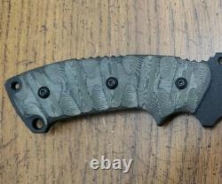 TOPS Knives Steel Eagle 107E Partial Seration Fixed Blade Tactical Hunting Knife