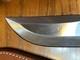 Tak Blade Surgical Steel 15 Length Grizzly Bowie Knife & Leather Sheath