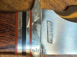 Tak Blade Surgical Steel 15 Length Grizzly Bowie Knife & Leather Sheath